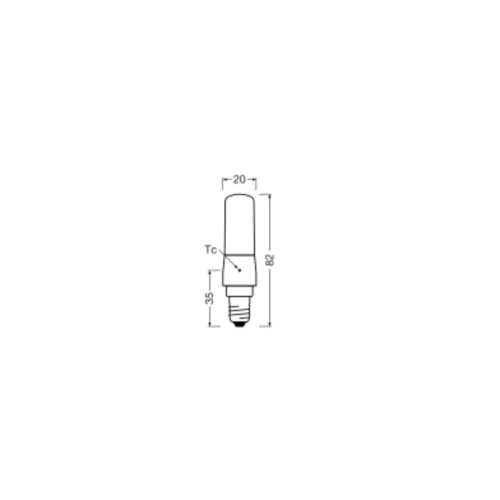LED žárovka E14 LEDVANCE SPECIAL T SLIM 6,5W (60W) teplá bílá (2700K) stmívatelná (obrázek 4)