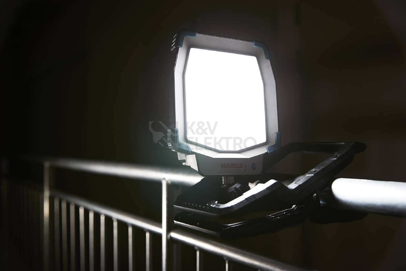 Obrázek produktu Pracovní světlo SHINY 5000 lm RE APP nabíjecí silný klip IP65 MARELD 690000823 1