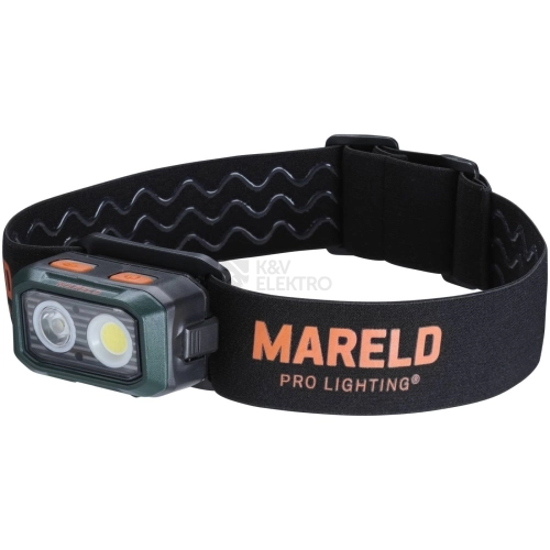 Venkovní LED čelovka MARELD STELLAR 550 lm s magnetem se senzorem pohybu nabíjecí IP64 690001326