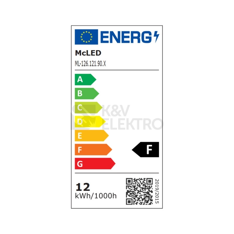 Obrázek produktu LED pásek McLED 24V COB teplá bílá 480LED/m 12W/m CRI90 8mm ML-126.121.90.2 4