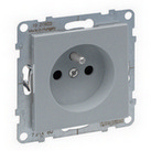 Legrand SUNO zásuvka s clonkami hliník 721380 akce 9+1