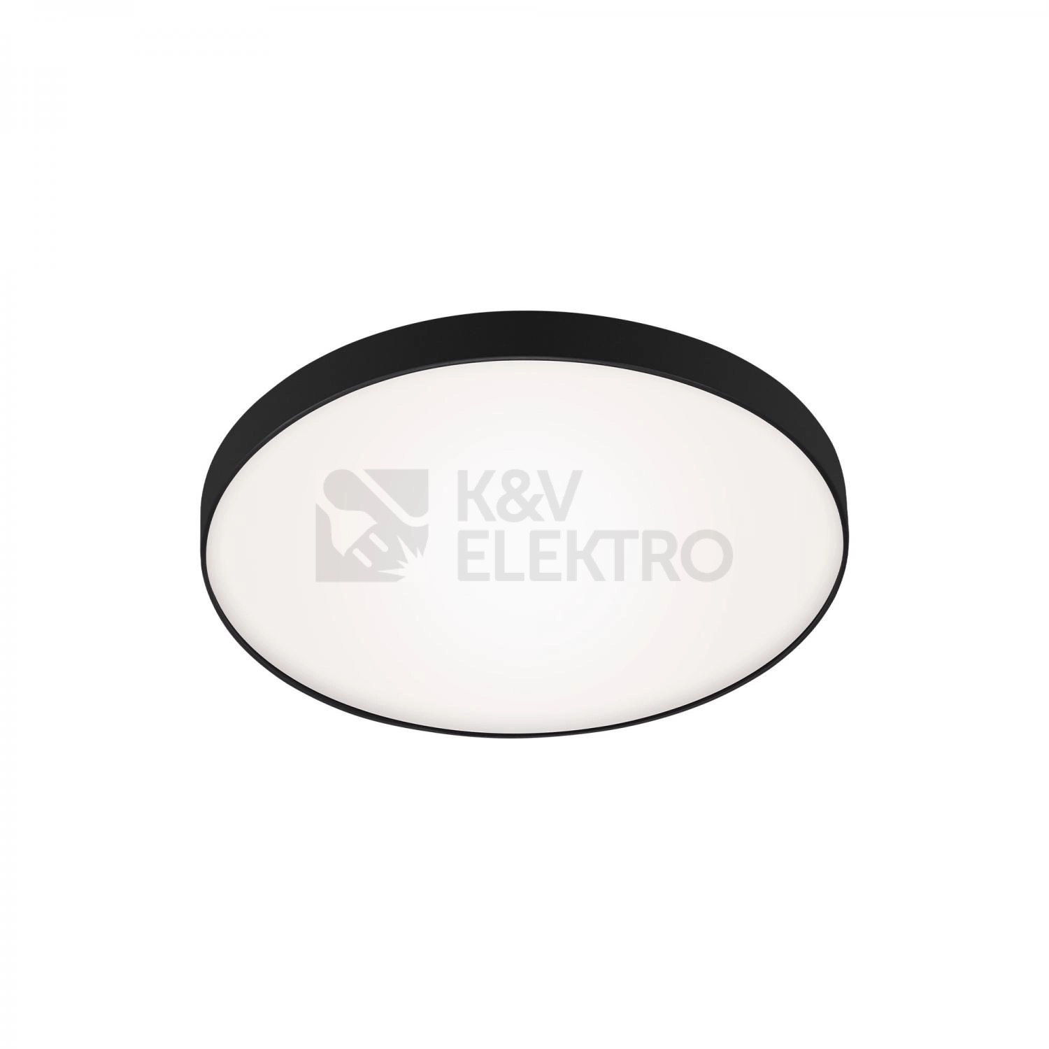 Obrázek produktu Stropní LED svítidlo BRILONER průměr 28,5cm 13W IP44 černá-bílá 3351015 0