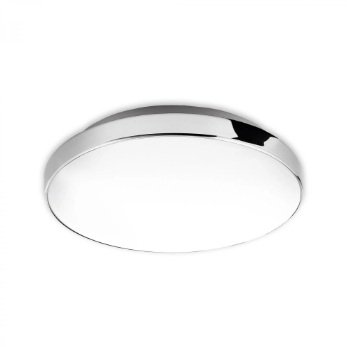 Stropní LED svítidlo BRILONER průměr 28,5cm 13W bílé-chrom 3351016
