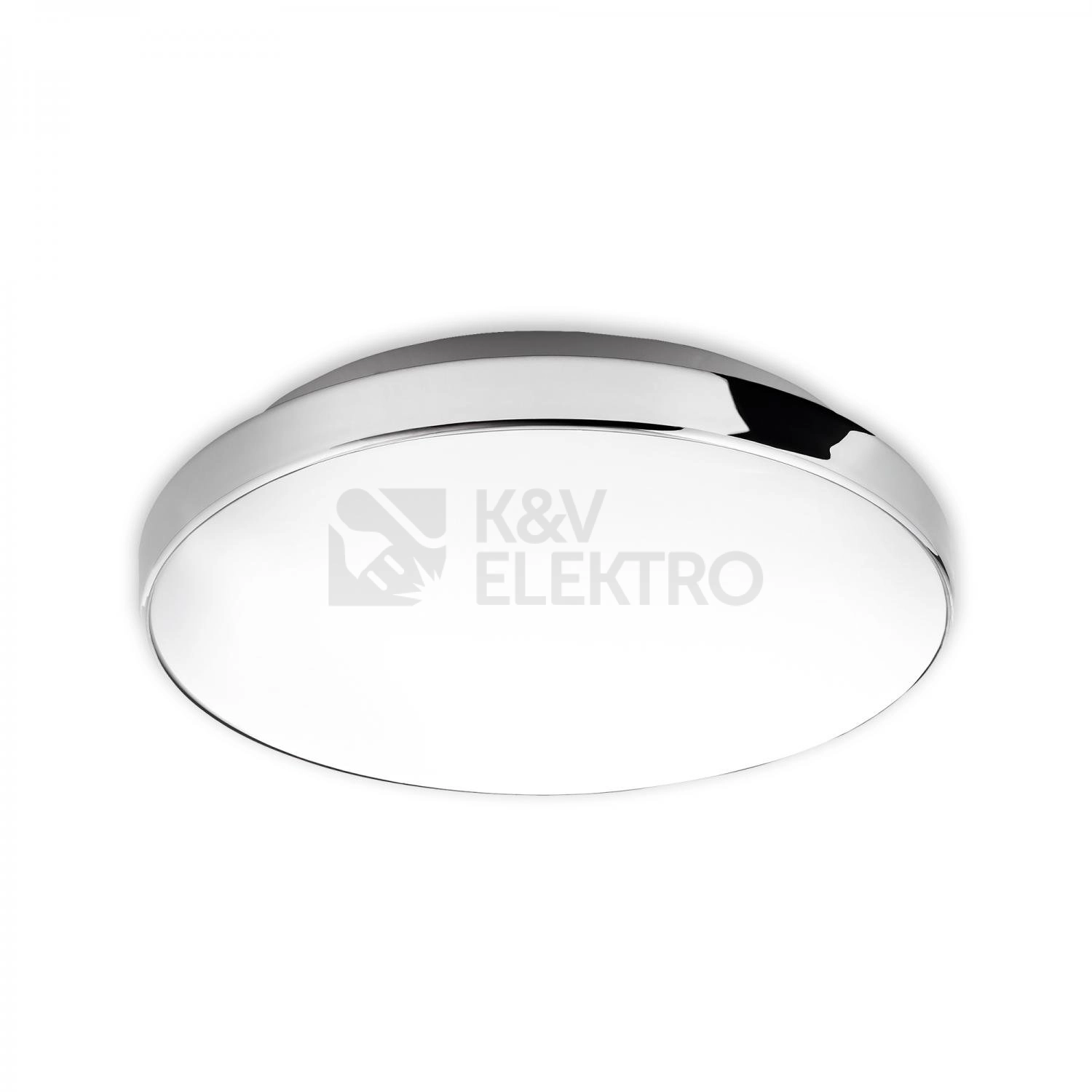Obrázek produktu Stropní LED svítidlo BRILONER průměr 28,5cm 13W bílé-chrom 3351016 0