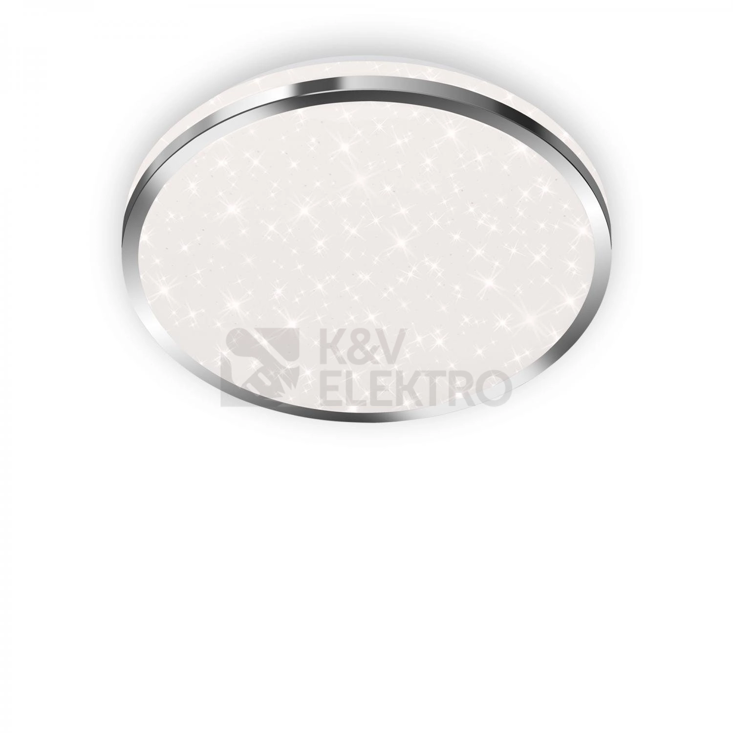 Obrázek produktu Stropní LED svítidlo hvězdné nebe BRILONER průměr 28cm 12W IP44 chrom 3403018 0