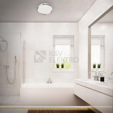Obrázek produktu Stropní LED svítidlo hvězdné nebe BRILONER průměr 28cm 12W IP44 chrom 3403018 4