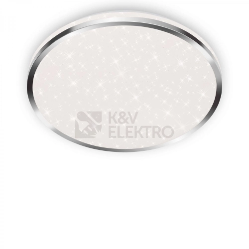 Stropní LED svítidlo hvězdné nebe BRILONER průměr 33cm 18W IP44 chrom 3403118