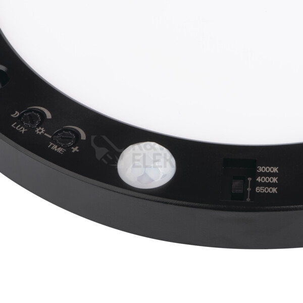 Obrázek produktu LED svítidlo s čidlem Kanlux ERGA PIR 17W CCT-B černé 6