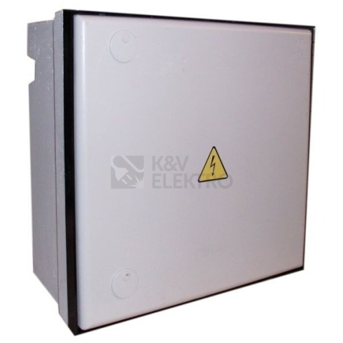 Elektroměrový rozvaděč pro fotovoltaiku DCK ER212/KVP7P/63/QM-FV šedý pro ČEZ, EGD (E.ON)