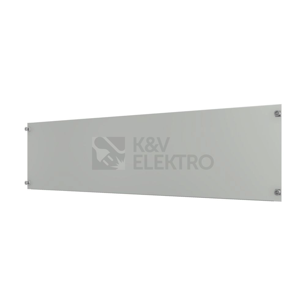 Obrázek produktu Krycí deska ProfiSNAP bez výřezu plechová šedá V=250 skříň Š=1000 EATON PSN-FP-1000/250-BL 0