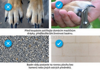 Obrázek produktu Bazén pro psy skládací - 80 cm Marimex 10210057 5