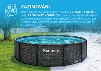 Obrázek produktu Bazén Florida 3,66x0,99 m RATAN bez přísl. Marimex 10340213 3
