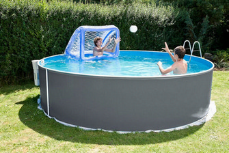 Bazén Orlando 3,66×0,91m – ŠEDÝ + skimmer Marimex 10340217