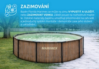 Obrázek produktu Bazén Florida 3,05x0,91 m TEAK vč. skimmeru Marimex 10340284 6