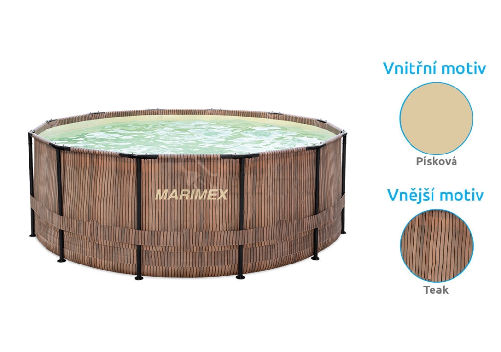 Obrázek produktu Bazén Florida 3,66x0,99 m TEAK vč. Skimmeru Marimex 10340285 2