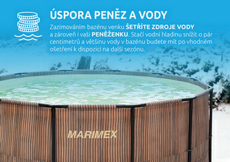 Bazén Florida 3,66x1,22 m TEAK vč. Skimmeru Marimex 10340286 (obrázek 8)
