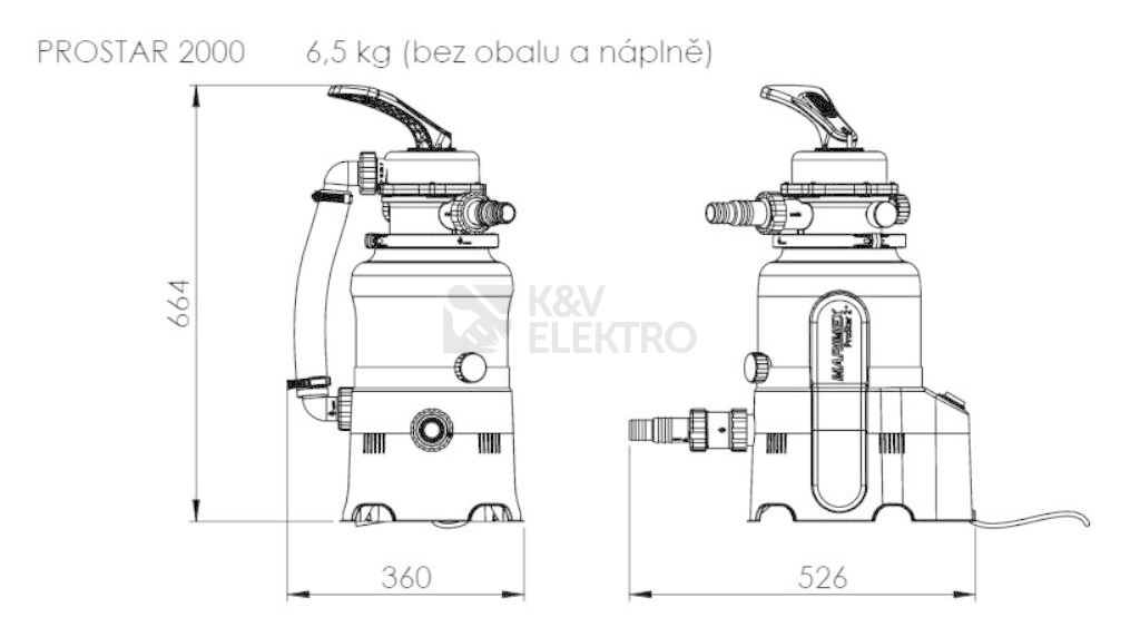 Obrázek produktu Filtrace písková ProStar 2000 Marimex 10604331 1