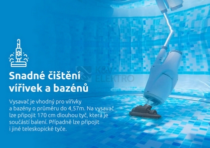 Obrázek produktu Vysavač pro vířivky a bazény SpaVac Columbia set Marimex 10800038 1