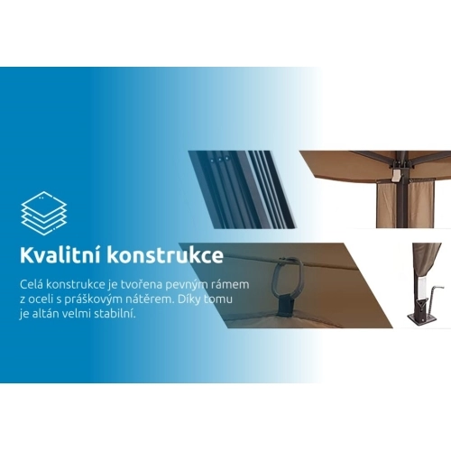 Altán Vista béžová Marimex 10970574 (obrázek 11)