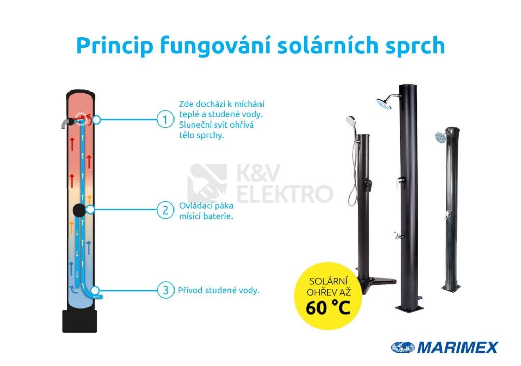 Obrázek produktu Sprcha solární UNO 35l Marimex 10992145 2