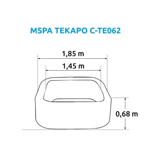 Vířivka MSPA Tekapo C-TE062 Marimex 11400267 (obrázek 6)