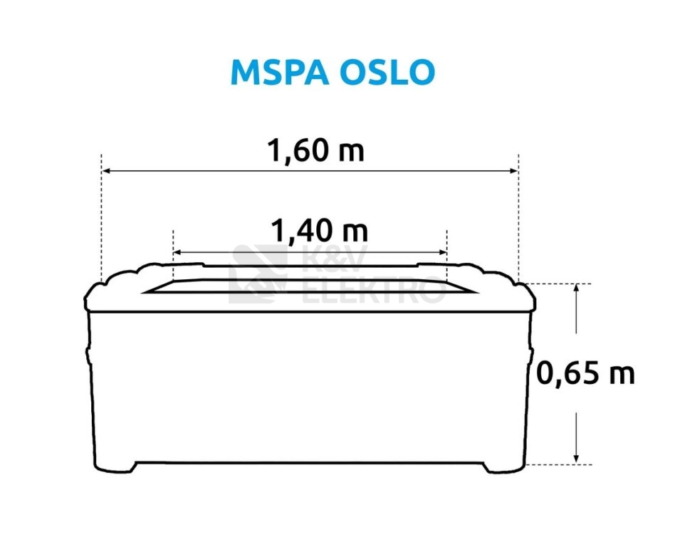 Obrázek produktu Bazén vířivý MSPA Oslo Marimex 11400269 7
