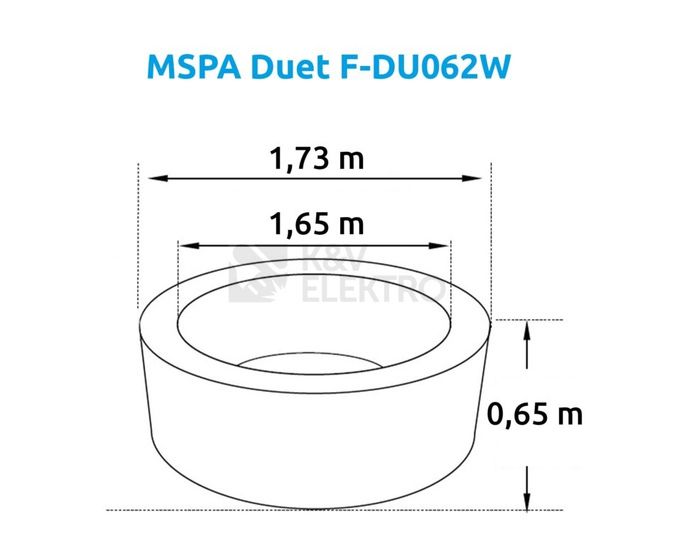Obrázek produktu Bazén vířivý MSPA Duet F-DU062 Marimex 11400273 2