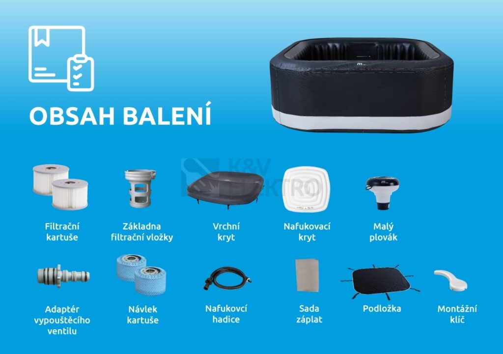 Obrázek produktu Bazén vířivý MSPA Portland P-PO063 Marimex 11400274 2