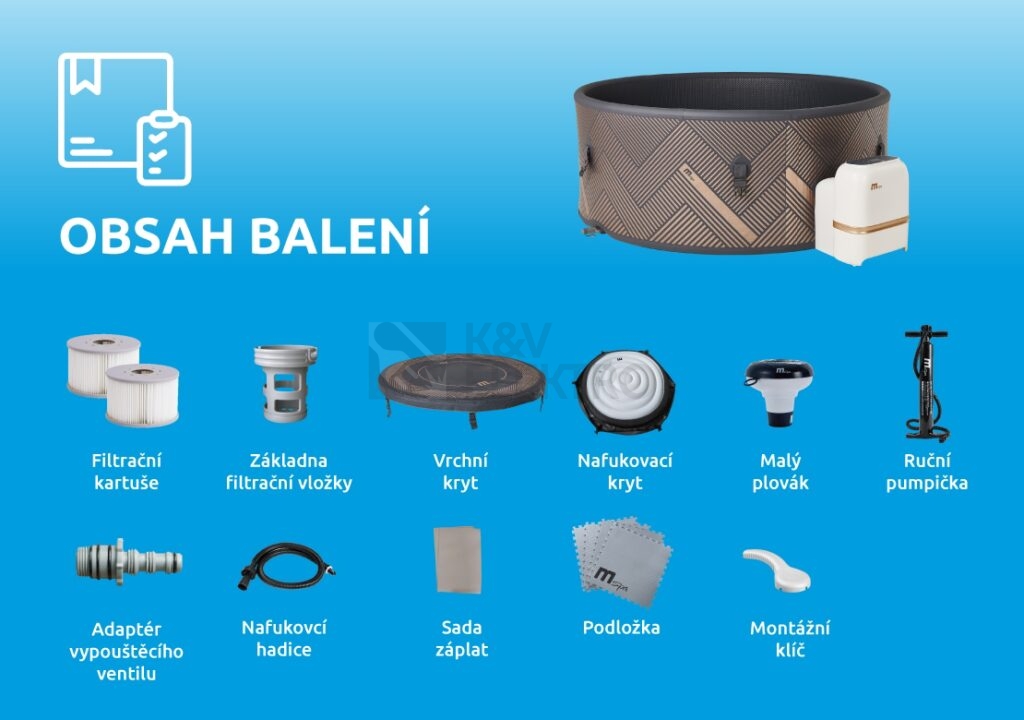 Obrázek produktu Bazén vířivý MSPA Mono F-MO082W Marimex 11400281 2
