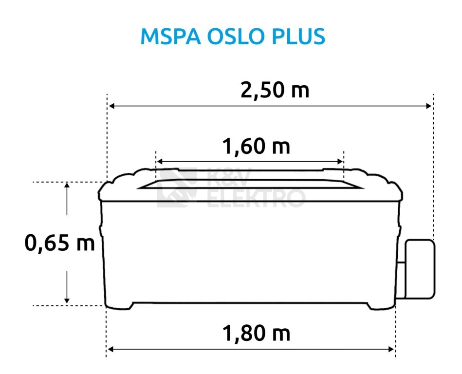 Obrázek produktu Bazén vířivý MSPA Oslo PLUS F-OS063WP Marimex 11400282 5
