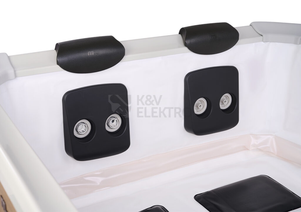 Obrázek produktu Bazén vířivý MSPA Oslo Amber (kombi střeně hnědá s bílým horním lemem) Marimex 11400284 6