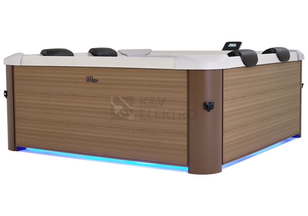 Obrázek produktu Bazén vířivý MSPA Oslo Amber (kombi střeně hnědá s bílým horním lemem) Marimex 11400284 7