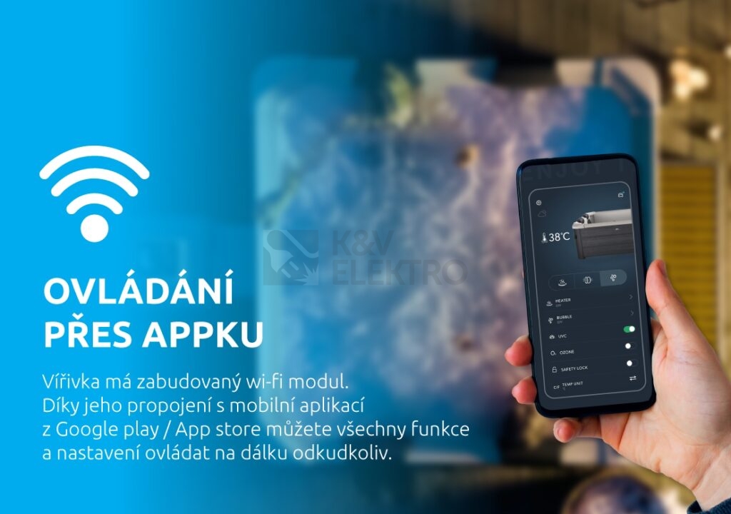 Obrázek produktu Vířivka MSPA Oslo Amber (kombi střeně hnědá s bílým horním lemem) Marimex 11400284 1