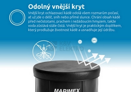 Obrázek produktu Káď ochlazovací kruh 80x75cm černo/bílá Marimex 11650051 5