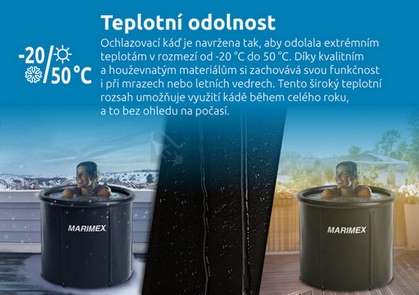 Obrázek produktu  Káď ochlazovací kruh 80x75cm černo/bílá Marimex 11650051 8