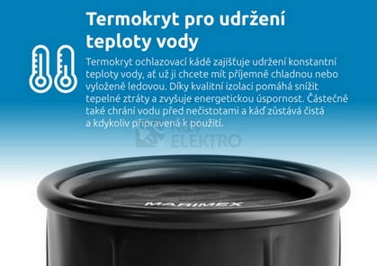 Obrázek produktu  Káď ochlazovací kruh 80x75cm černo/bílá Marimex 11650051 9