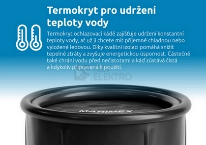 Obrázek produktu Káď ochlazovací kruh 80x75cm černo/bílá Marimex 11650051 9