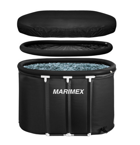 Káď ochlazovací ovál 125x75x77cm černo/černá Marimex 11650052