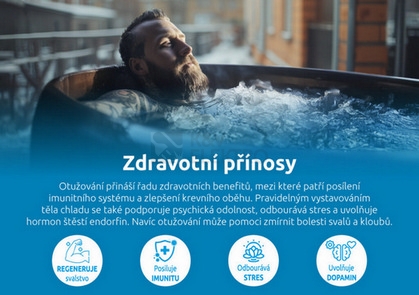 Obrázek produktu Káď ochlazovací ovál 125x75x77cm černo/černá Marimex 11650052 1