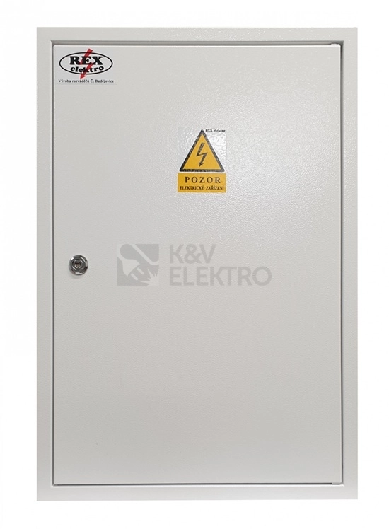 Obrázek produktu Elektroměrový rozvaděč REX Elektro RE 1/1/VP zapuštěný bílý pro ČEZ s hlavním vypínačem 59001 0