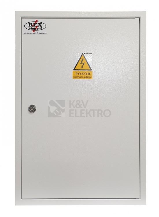 Obrázek produktu Elektroměrový rozvaděč REX Elektro RE 1/1/VP zapuštěný šedý pro ČEZ s hlavním vypínačem 59001 0