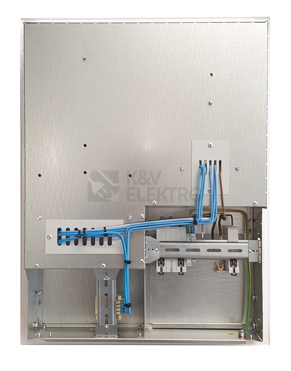 Obrázek produktu Elektroměrový rozvaděč REX Elektro RE 1/1/VP zapuštěný šedý pro ČEZ s hlavním vypínačem 59001 2