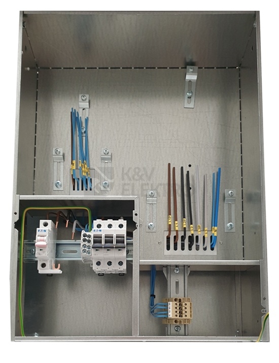 Obrázek produktu Elektroměrový rozvaděč REX Elektro RE 1/1/VP+24M podružná část vlevo zapuštěný pro ČEZ s hlavním vypínačem 59245 3