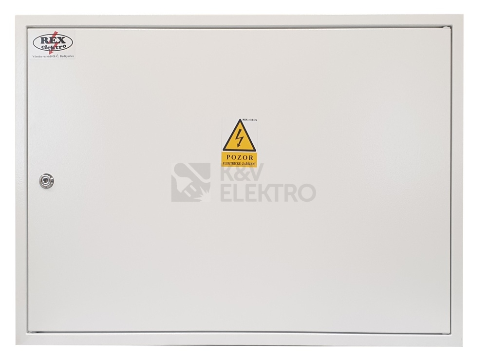 Obrázek produktu Elektroměrový rozvaděč REX Elektro RE 1/1/VP+54M podružná část vpravo zapuštěný pro ČEZ s hlavním vypínačem 59547 0