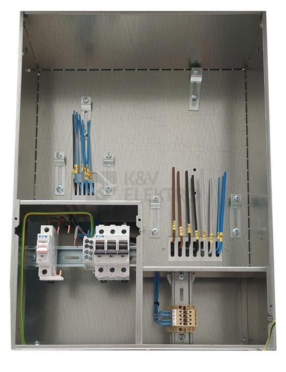 Obrázek produktu Elektroměrový rozvaděč REX Elektro RE 1/1/VP+54M podružná část vpravo zapuštěný pro ČEZ s hlavním vypínačem 59547 2
