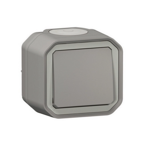 Legrand Plexo IP55 venkovní vypínač č.7 šedá komplet pro povrchovou montáž 069716L (obrázek 4)