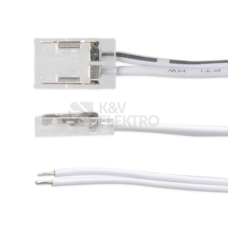 Obrázek produktu Připojovací konektor zářezový LED pásků 8mm 2pin 2m McLED ML-112.008.78.8 1