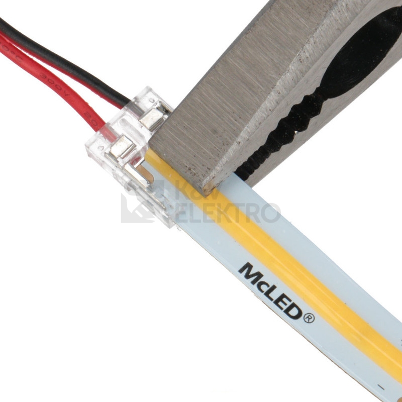 Obrázek produktu Připojovací konektor zářezový LED pásků 8mm 2pin 2m McLED ML-112.008.78.8 3