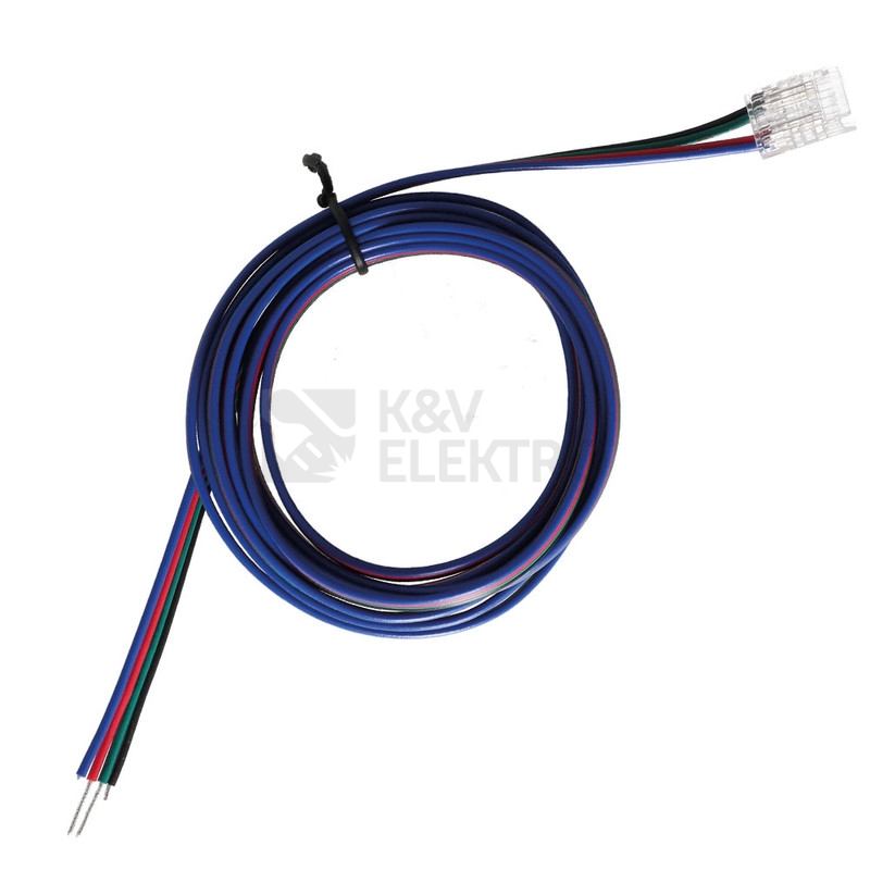 Obrázek produktu Připojovací konektor RGB LED pásků 10mm 4pin 2m McLED ML-112.012.78.5 6