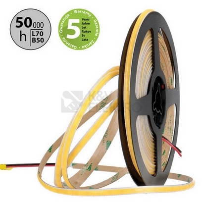 Obrázek produktu LED pásek McLED 24V COB teplá bílá 480LED/m 6W/m CRI90 5mm ML-126.111.90.2 1